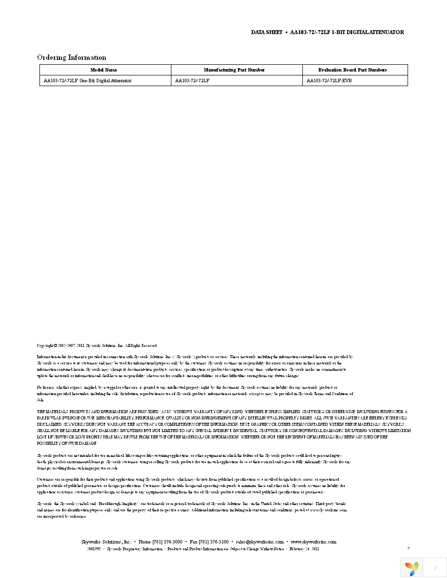 AA103-72LF Page 7