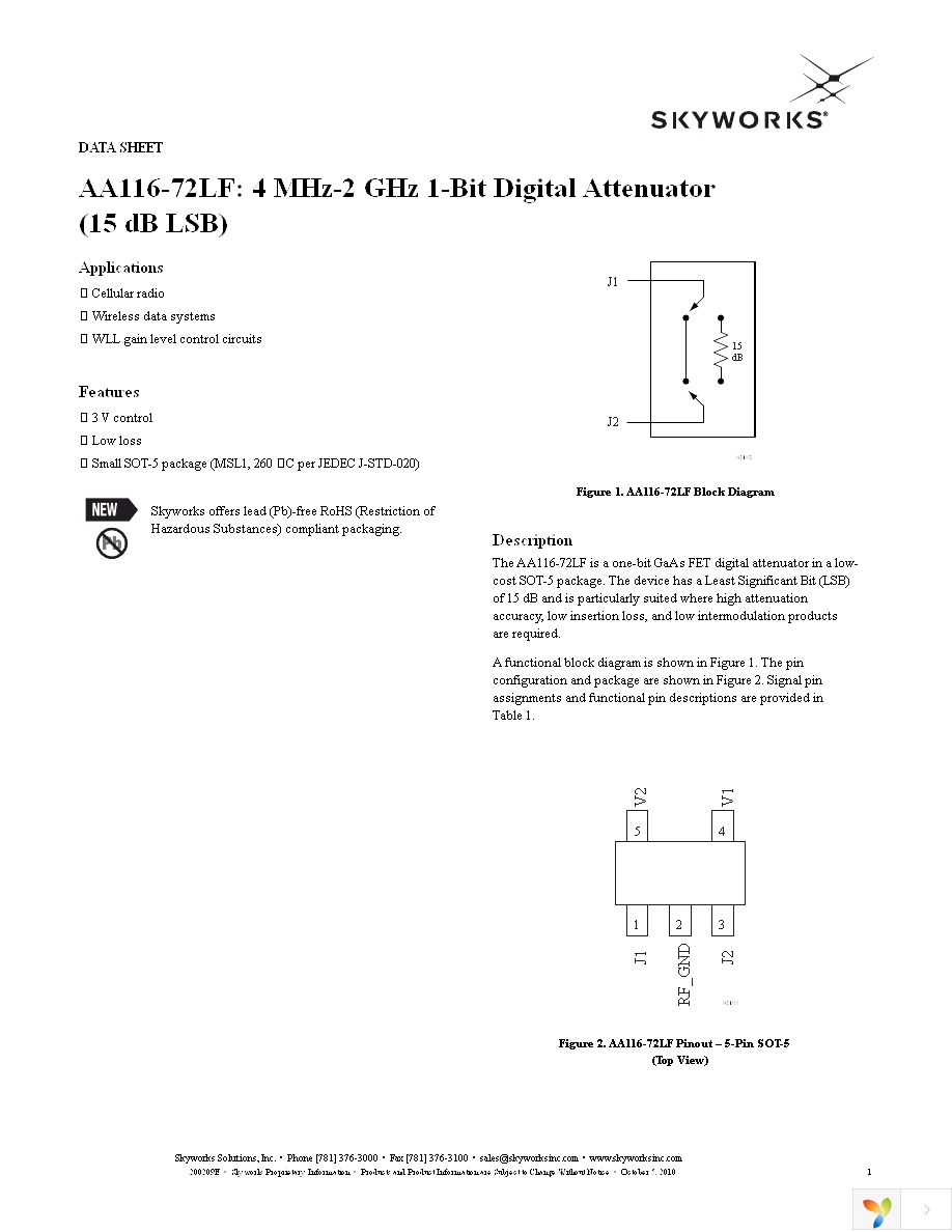 AA116-72LF Page 1