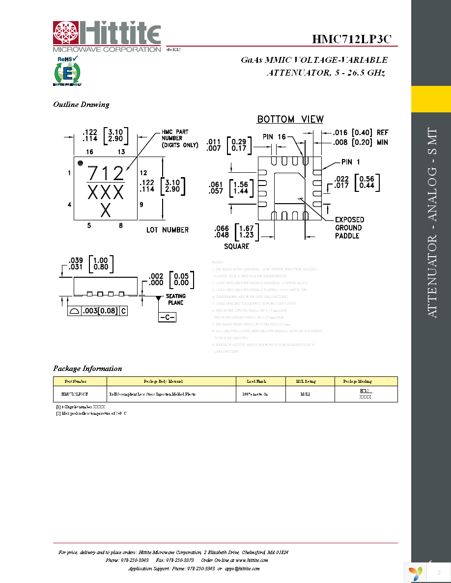 HMC712LP3CE Page 8