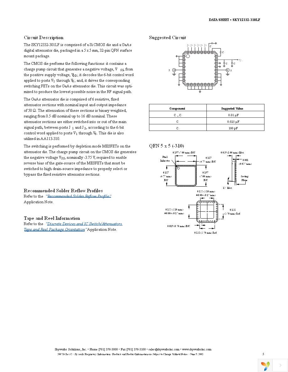 SKY12332-310LF Page 5