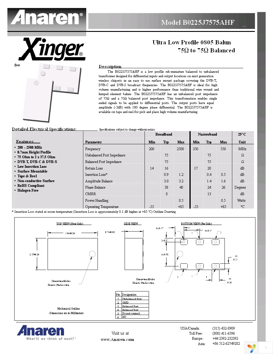 B0225J7575AHF Page 1