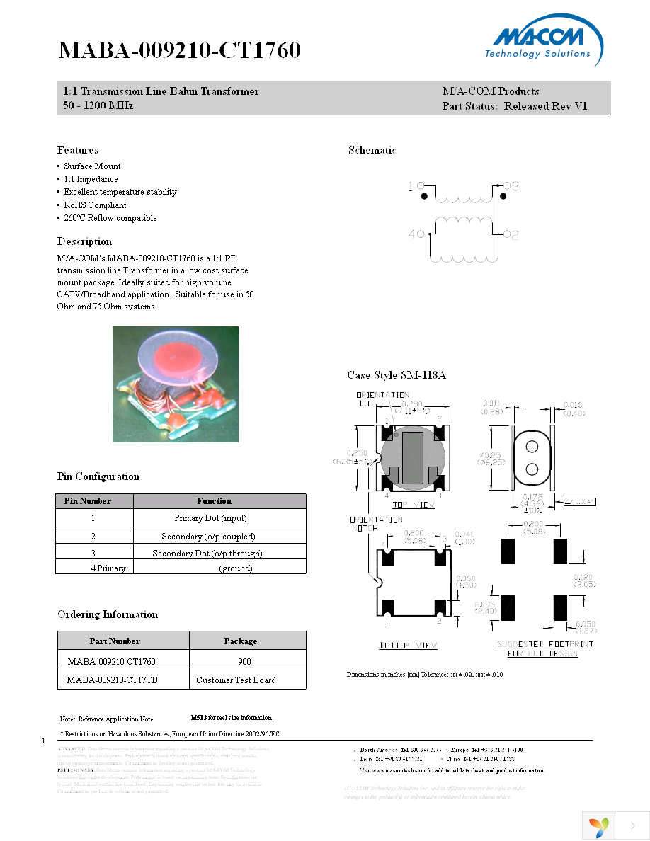 MABA-009210-CT1760 Page 1