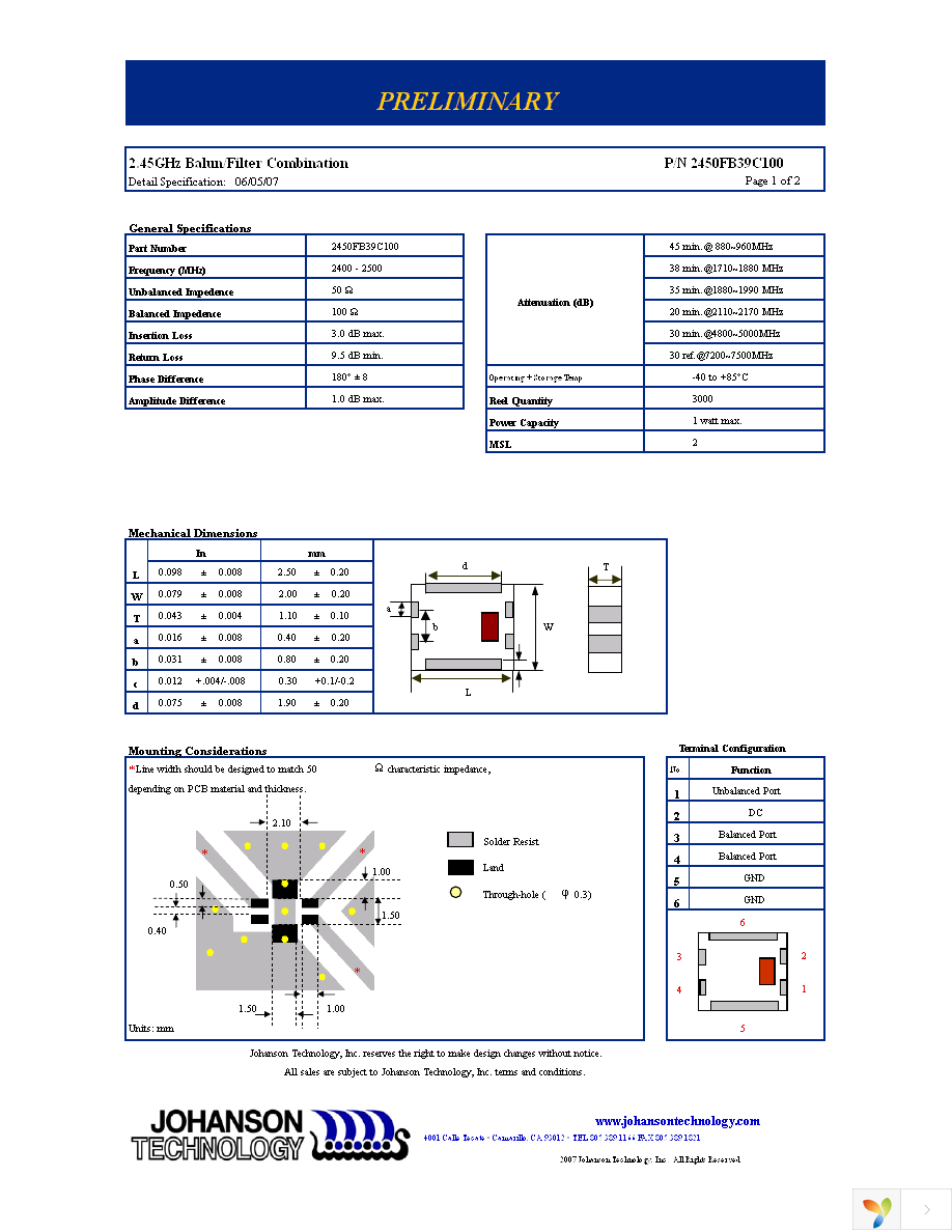 2450FB39C100E Page 1