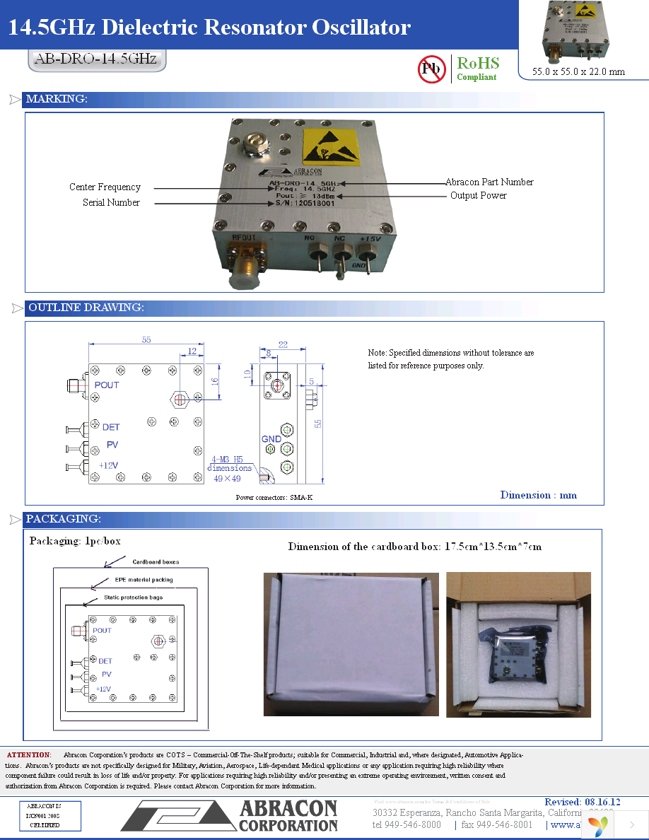 AB-DRO-14.5GHZ Page 2