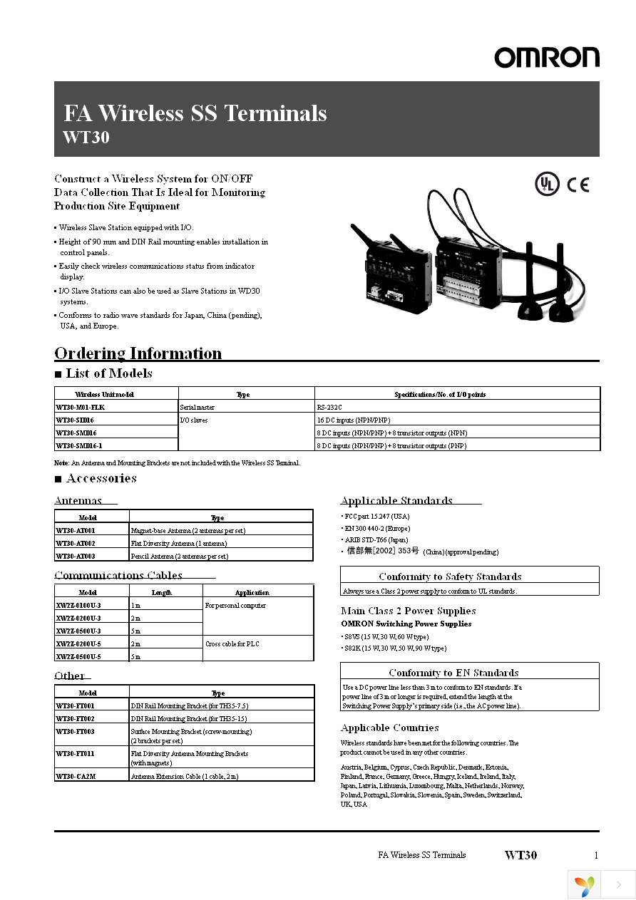 WT30-CA2M Page 1