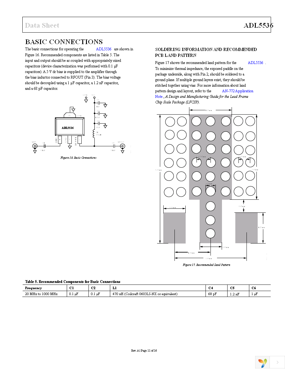 ADL5536ARKZ-R7 Page 11