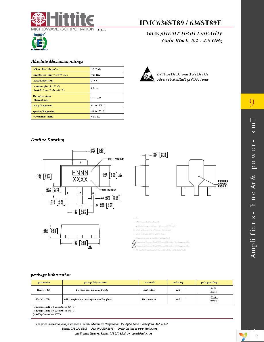 HMC636ST89E Page 6