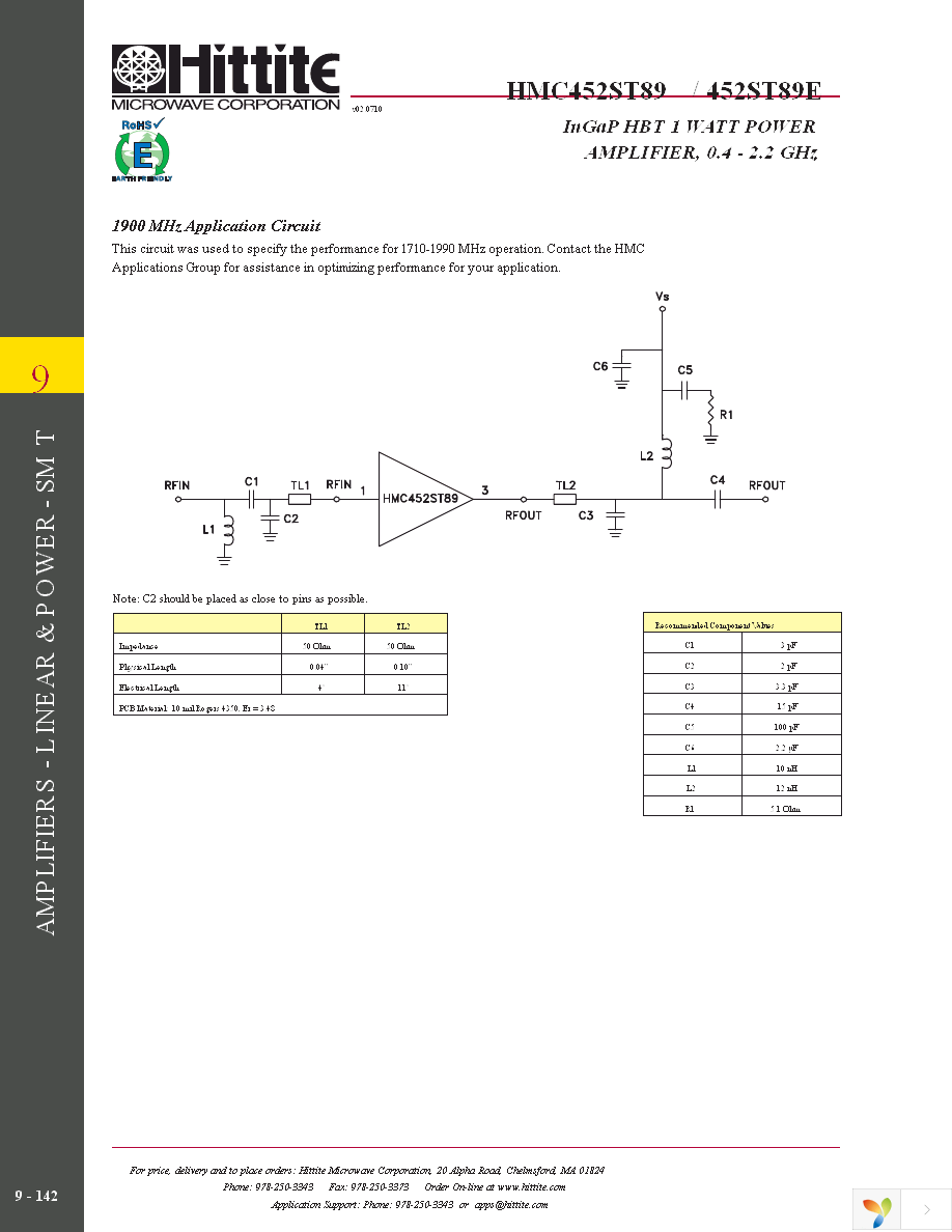 HMC452ST89E Page 21