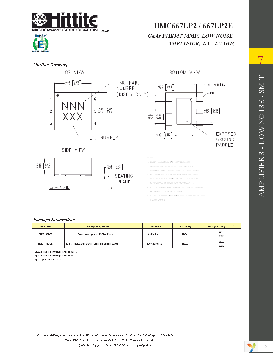 HMC667LP2E Page 8