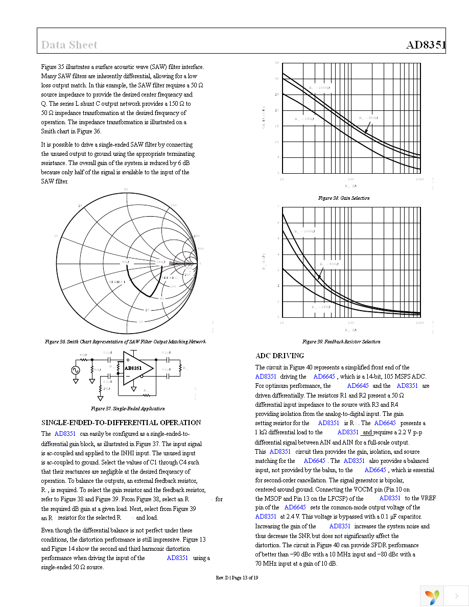AD8351ARMZ Page 13