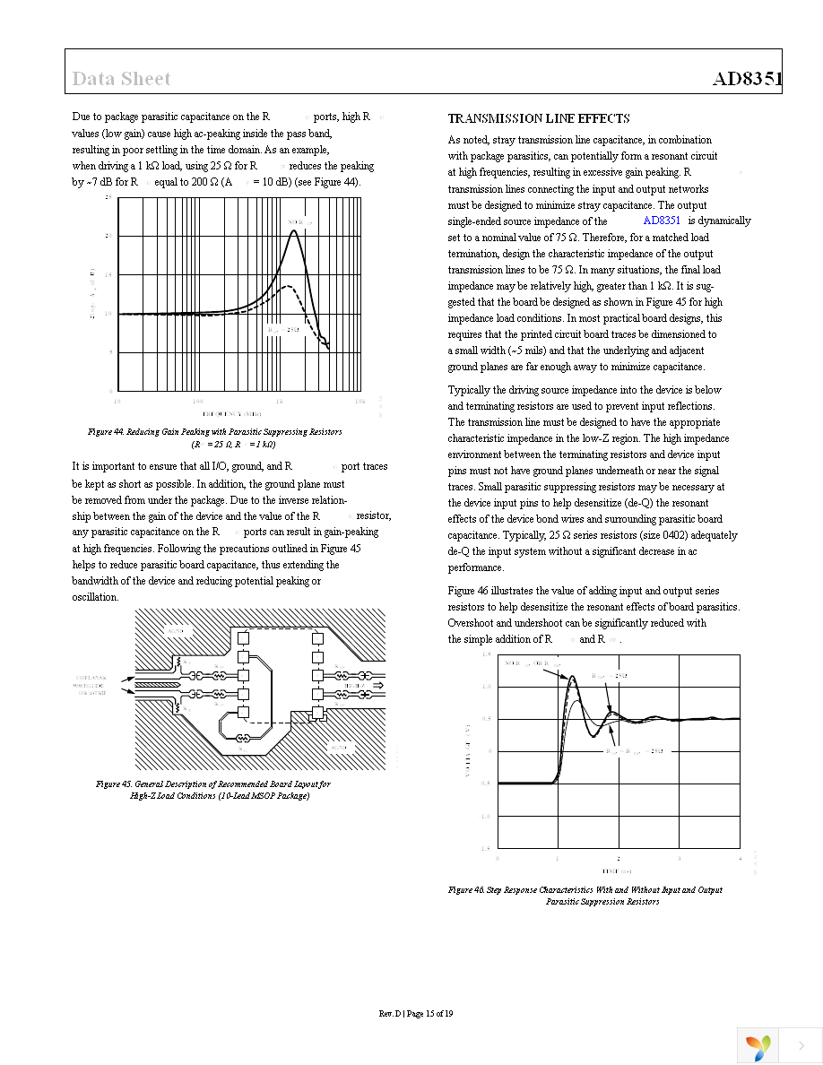 AD8351ARMZ Page 15