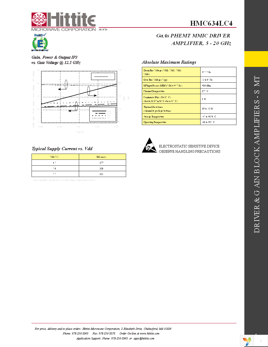 HMC634LC4TR Page 6