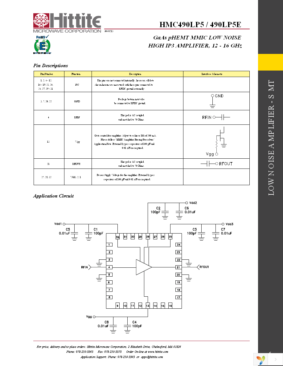 HMC490LP5E Page 8