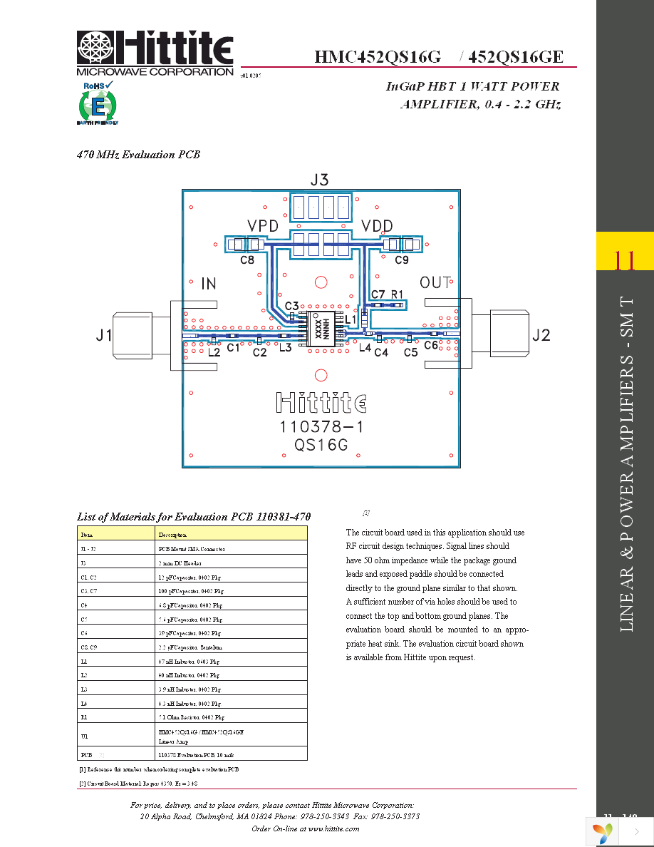 HMC452QS16GE Page 18