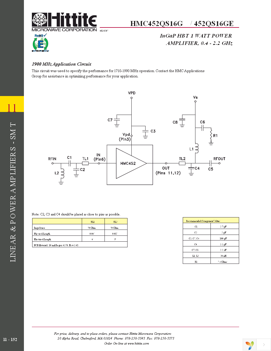 HMC452QS16GE Page 21