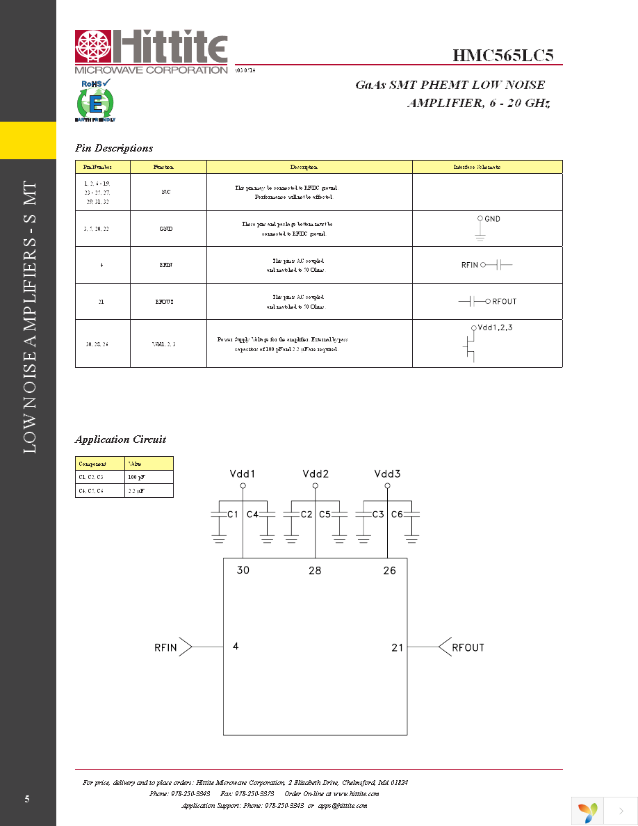 HMC565LC5TR Page 7