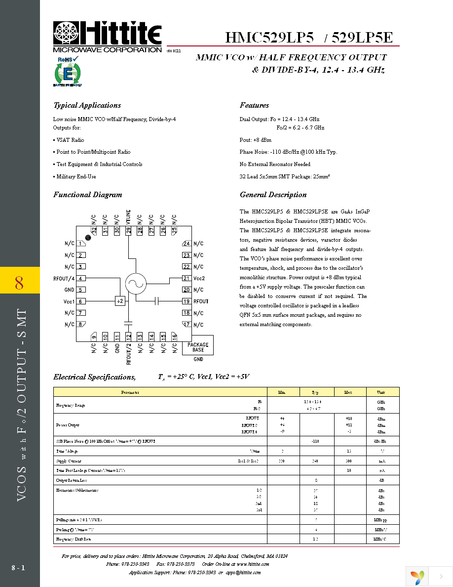 HMC529LP5E Page 3