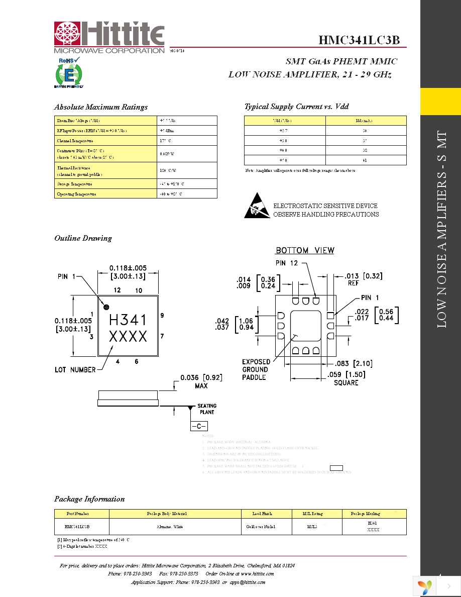 HMC341LC3B Page 6