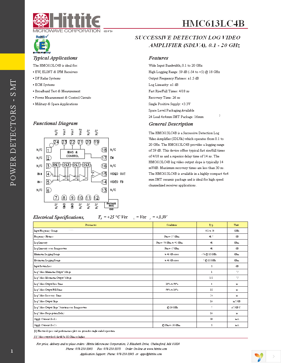 HMC613LC4B Page 3