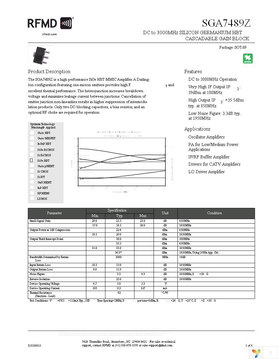 SGA-7489Z Page 1