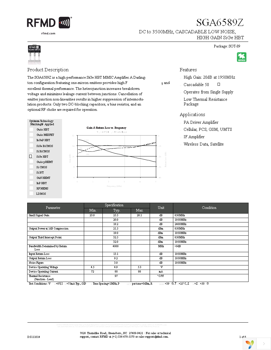 SGA-6589Z Page 1