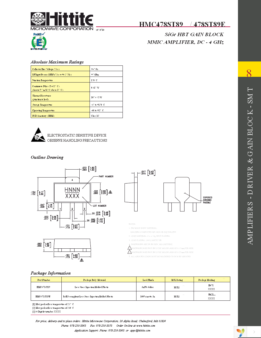 HMC478ST89E Page 6