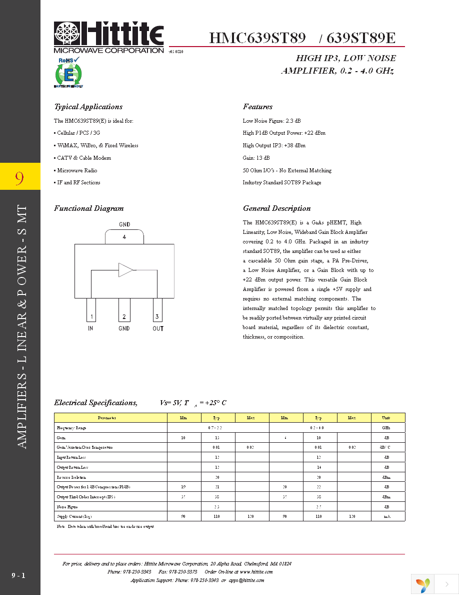 HMC639ST89E Page 3