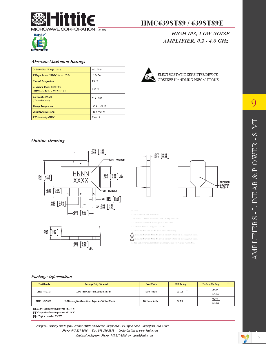 HMC639ST89E Page 6