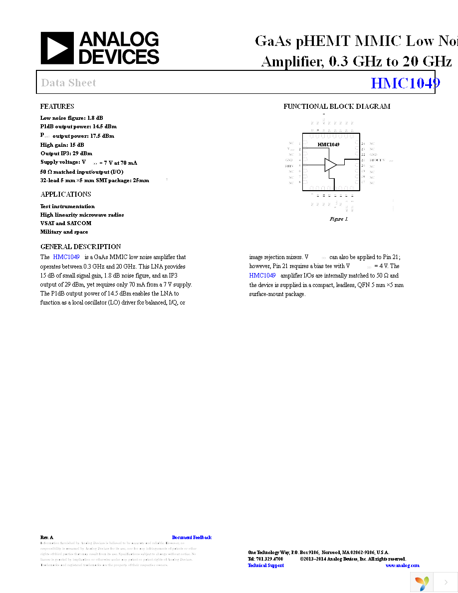 HMC1049 Page 1