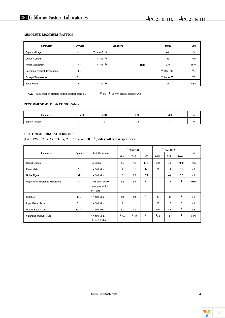 UPC2746TB-E3-A Page 4