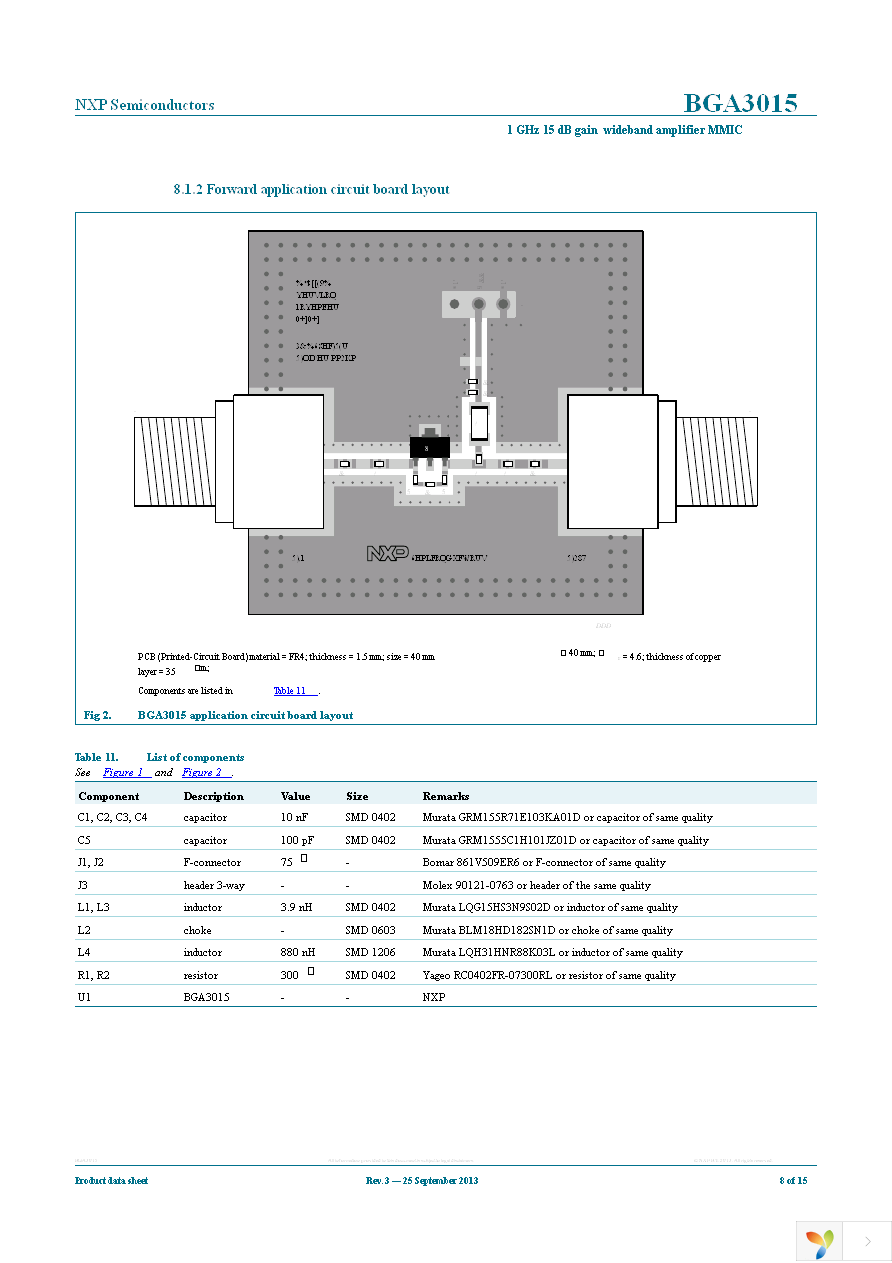BGA3015,115 Page 8