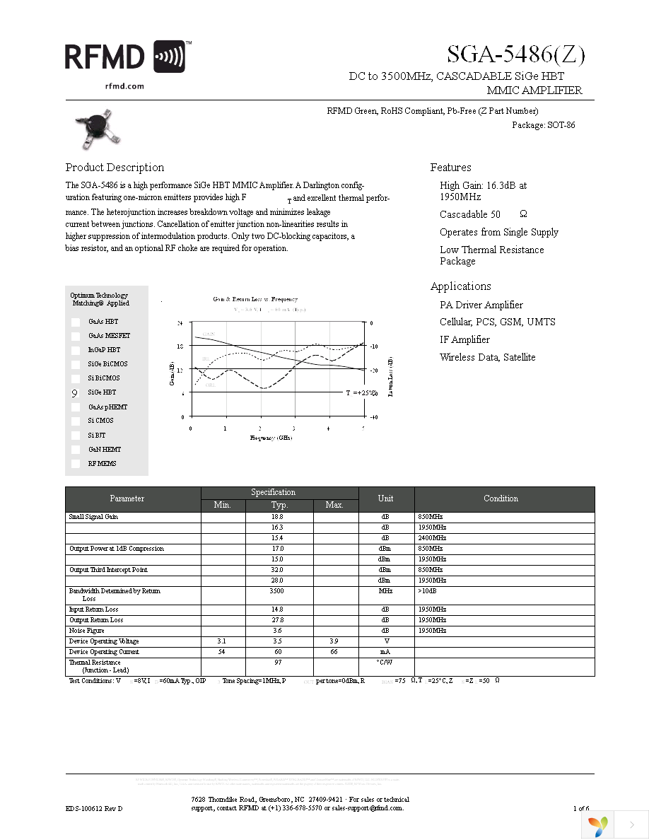 SGA-5486Z Page 1