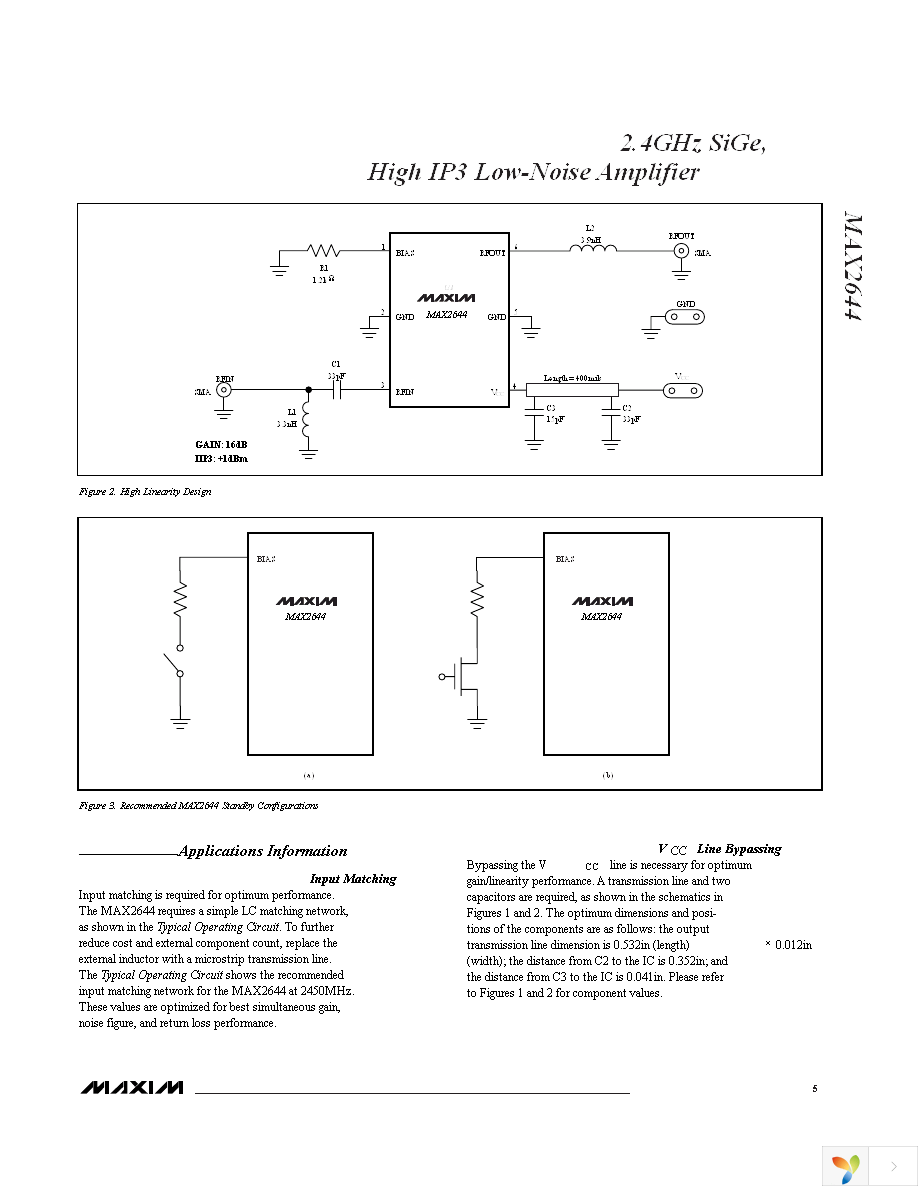 MAX2644EXT+T Page 5