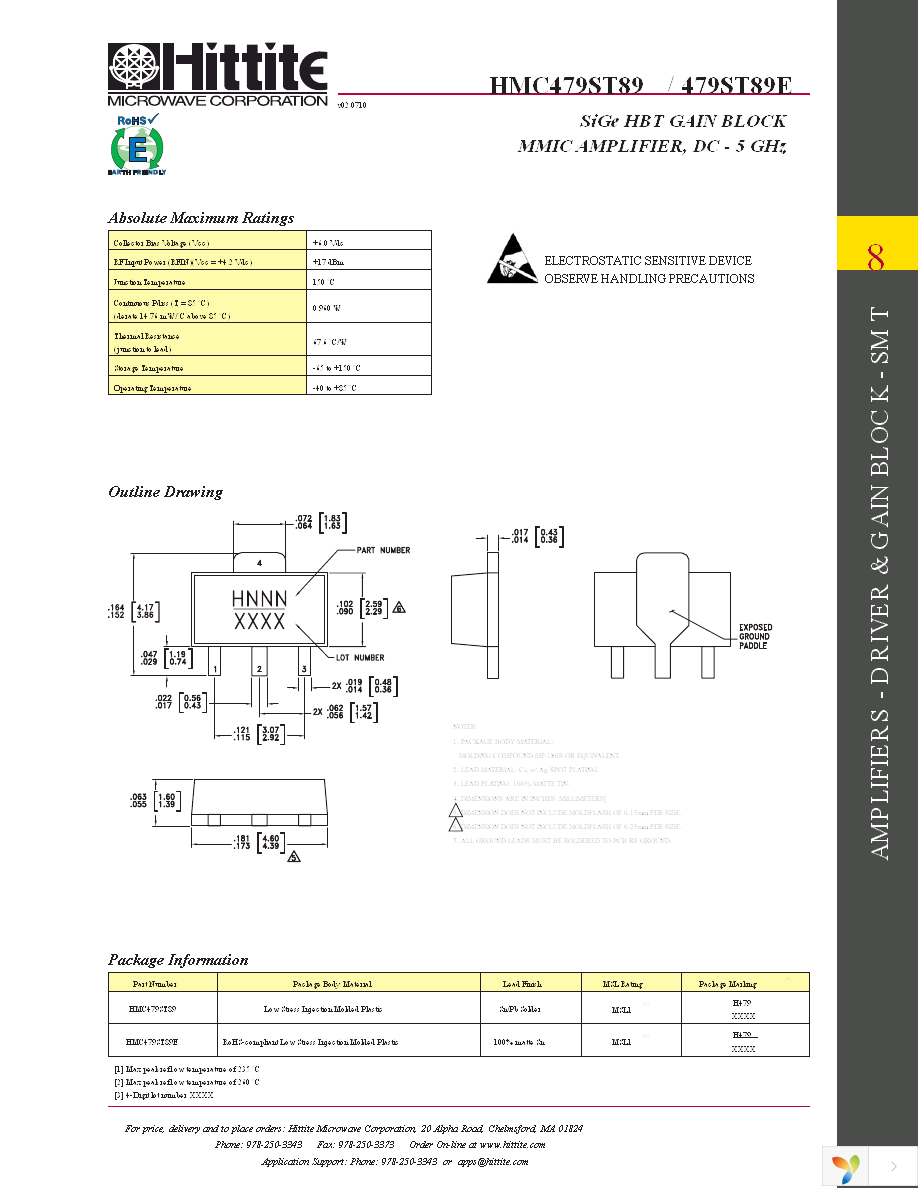 HMC479ST89E Page 6