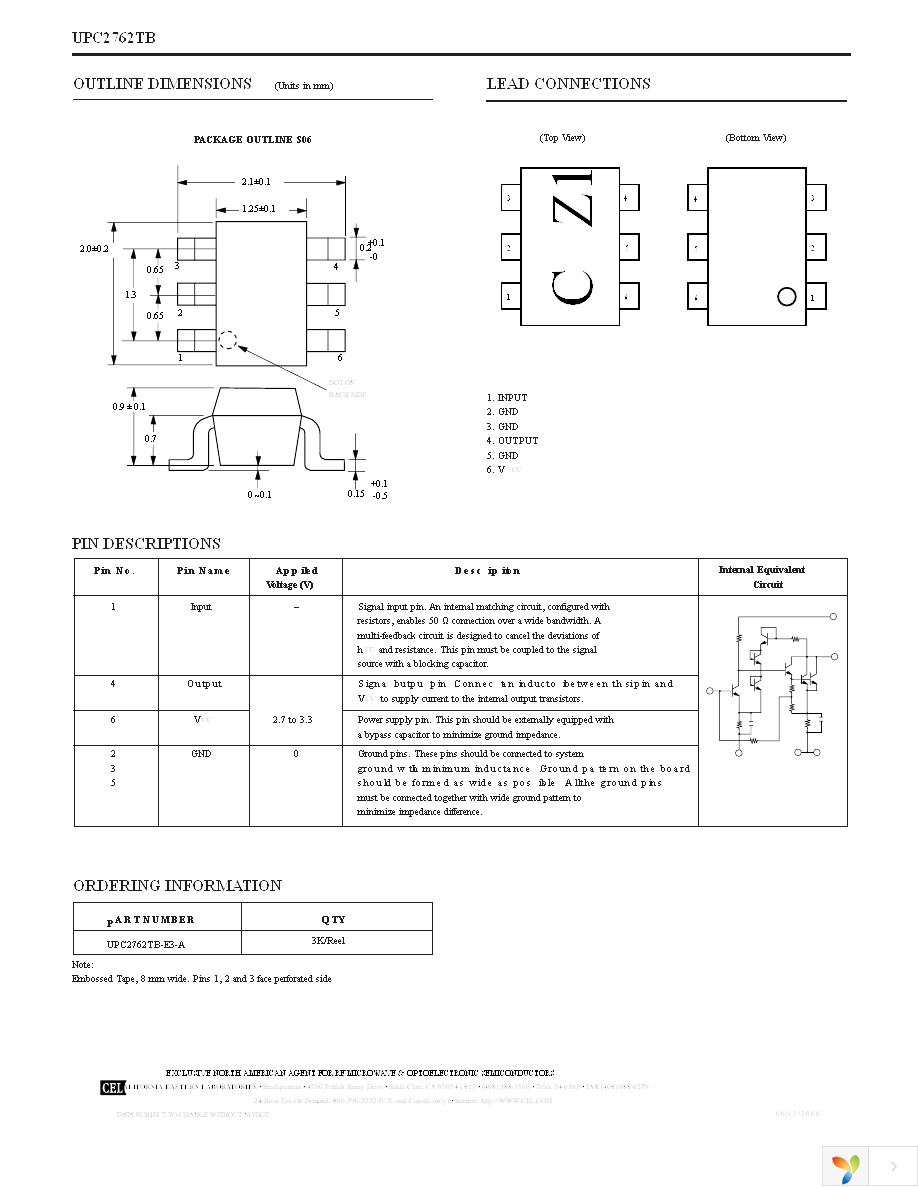 UPC2762TB-E3-A Page 6