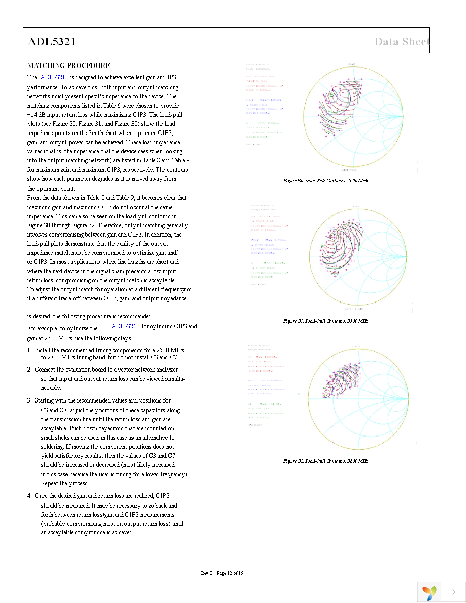 ADL5321ARKZ-R7 Page 12