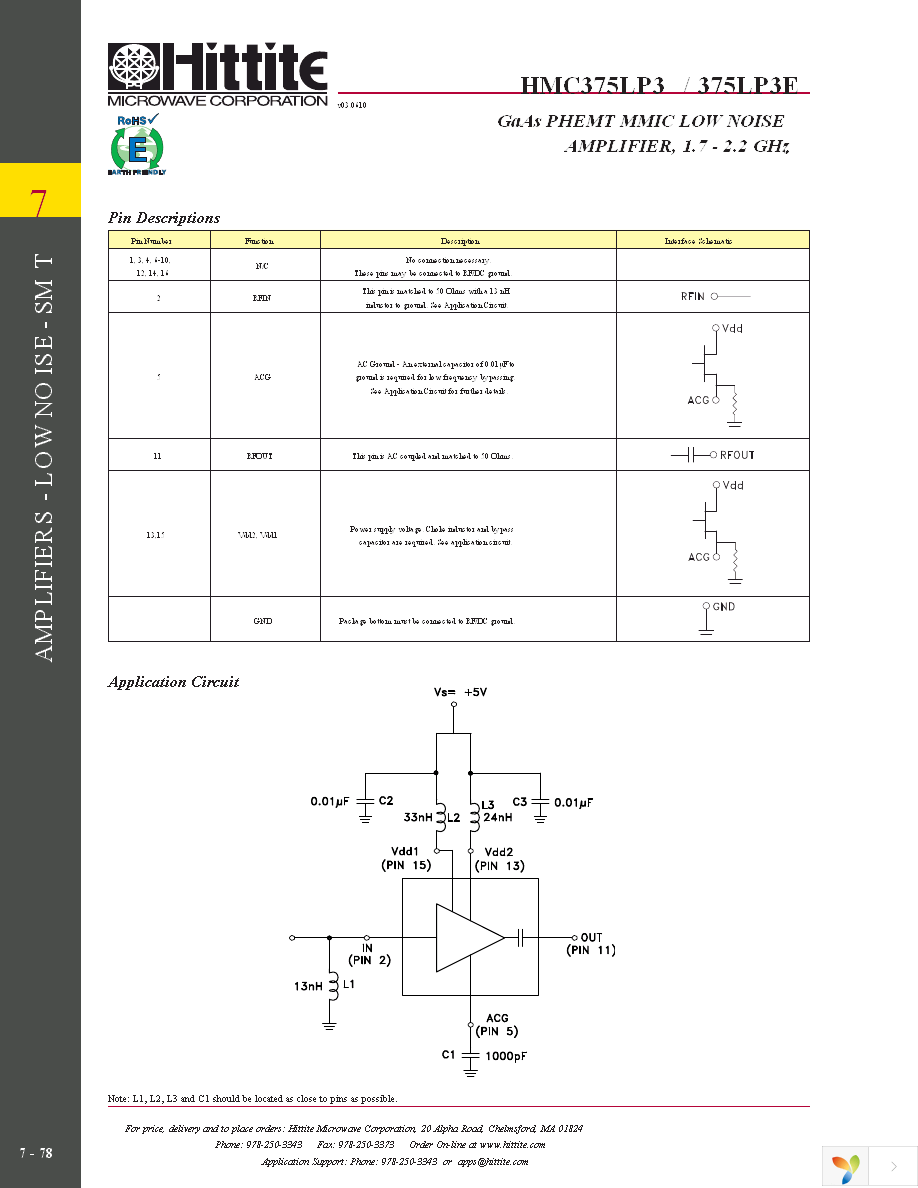 HMC375LP3E Page 7