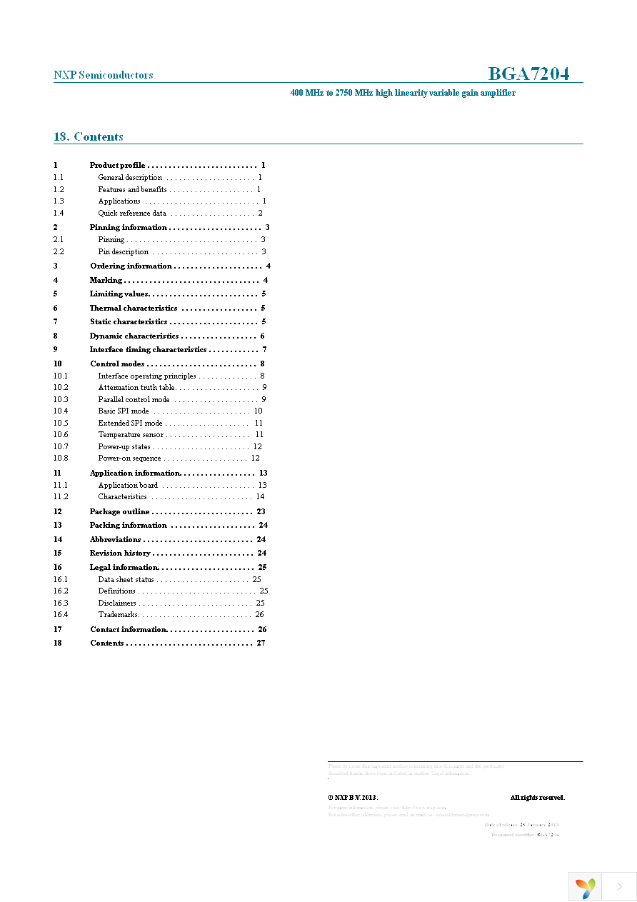 BGA7204,515 Page 27