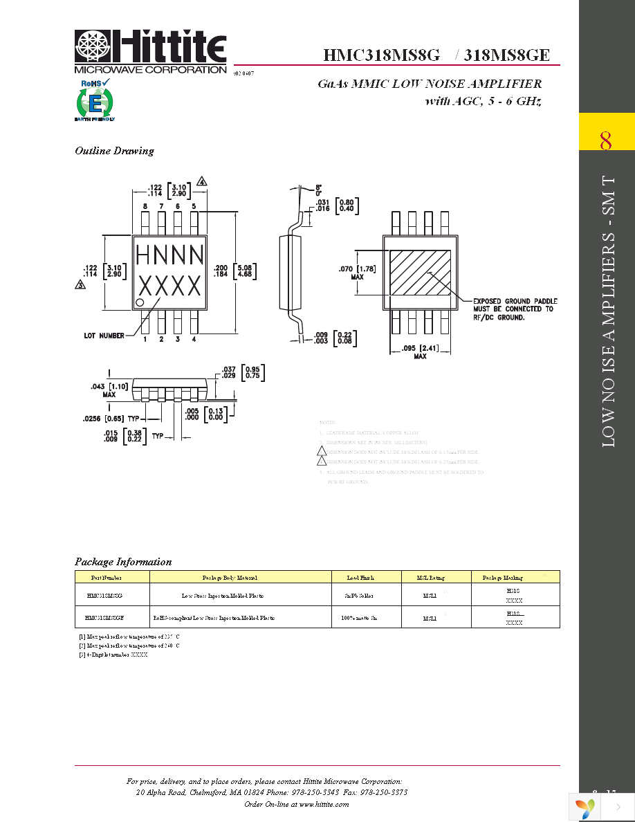 HMC318MS8GE Page 6