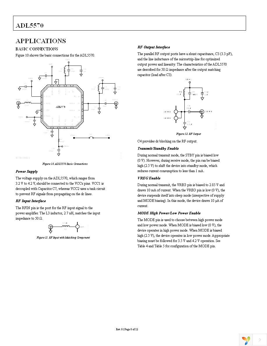 ADL5570ACPZ-R7 Page 8