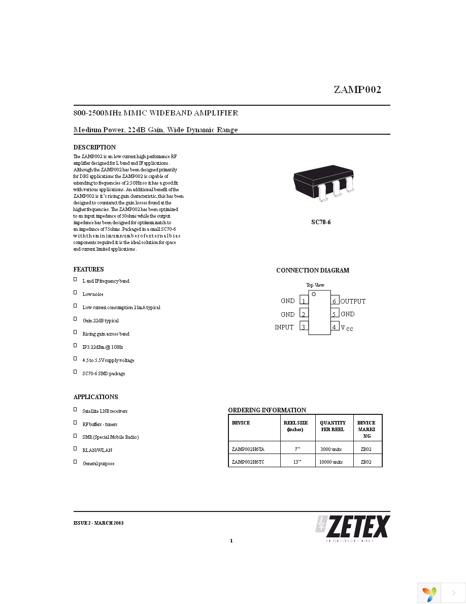 ZAMP002H6TA Page 1
