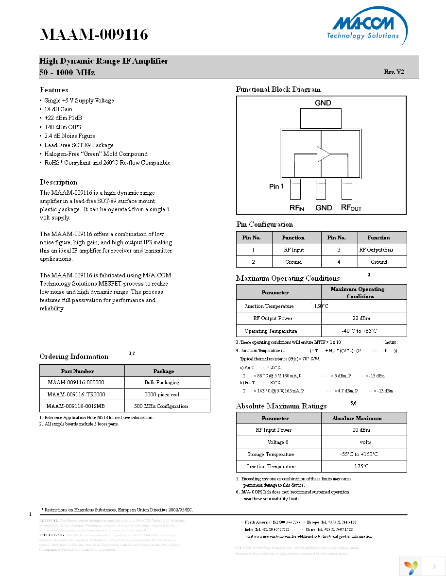 MAAM-009116-TR3000 Page 1