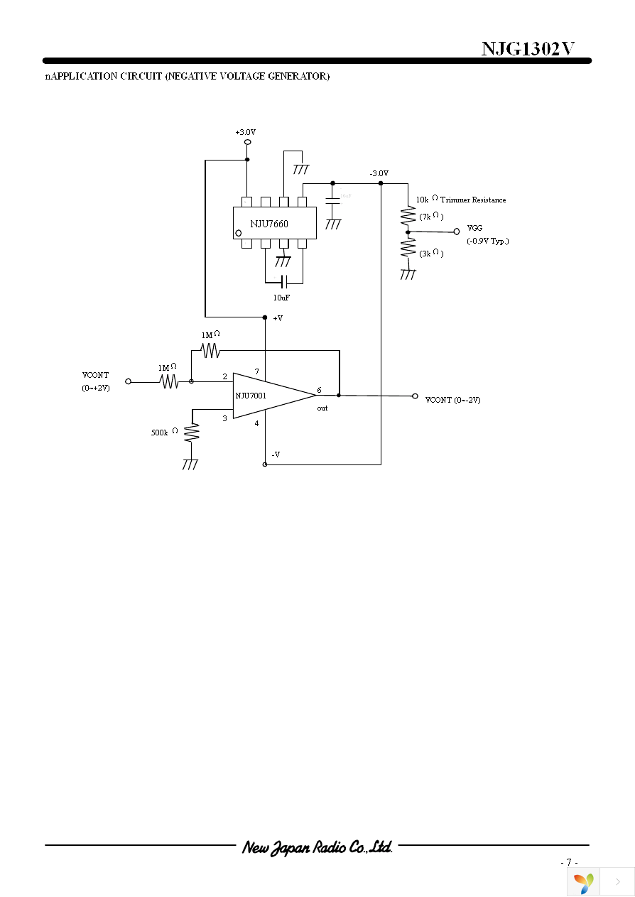 NJG1302V-TE1 Page 7