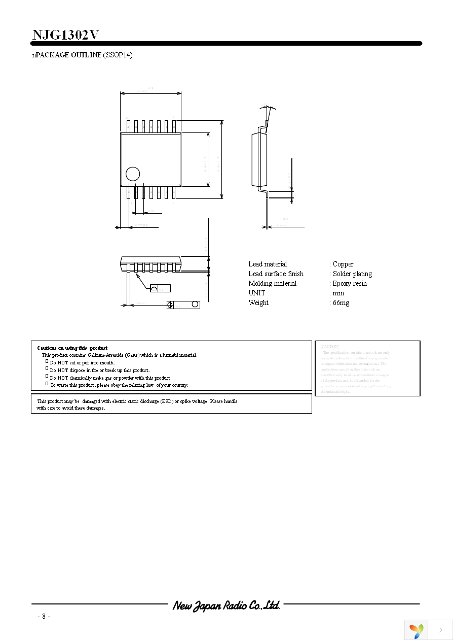 NJG1302V-TE1 Page 8
