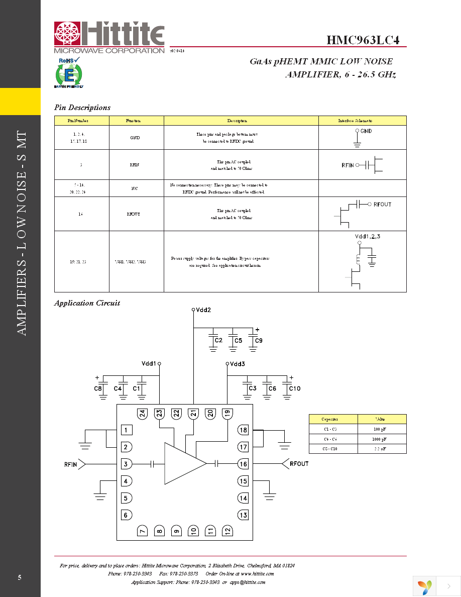 HMC963LC4TR Page 7