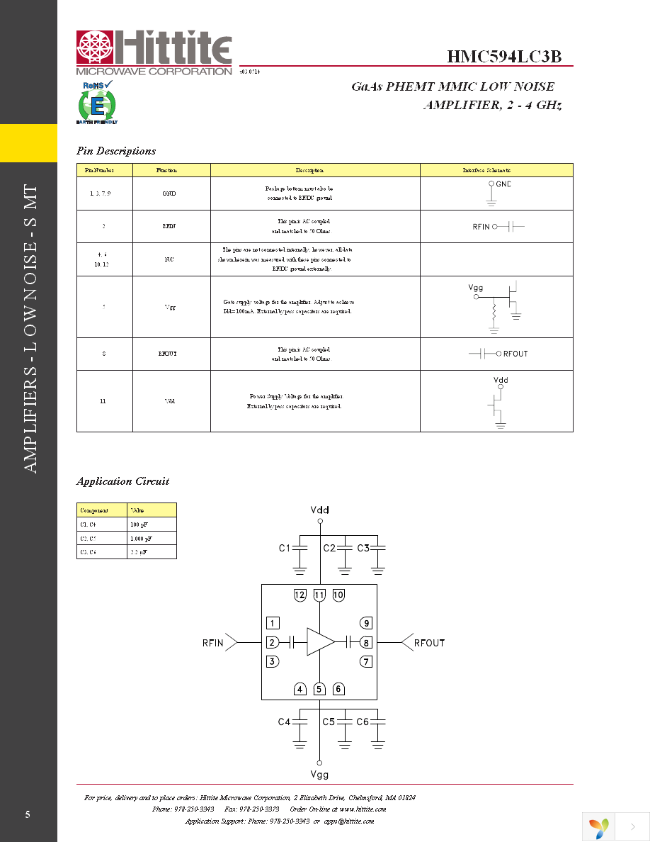 HMC594LC3B Page 7