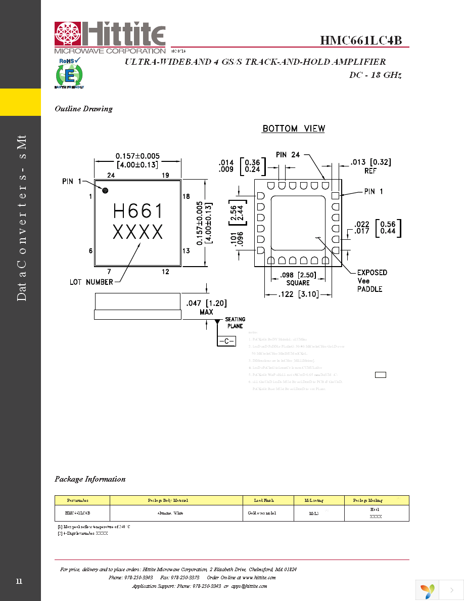 HMC661LC4B Page 13