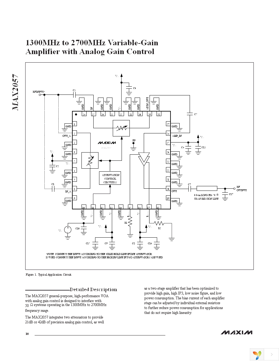 MAX2057ETX+ Page 10