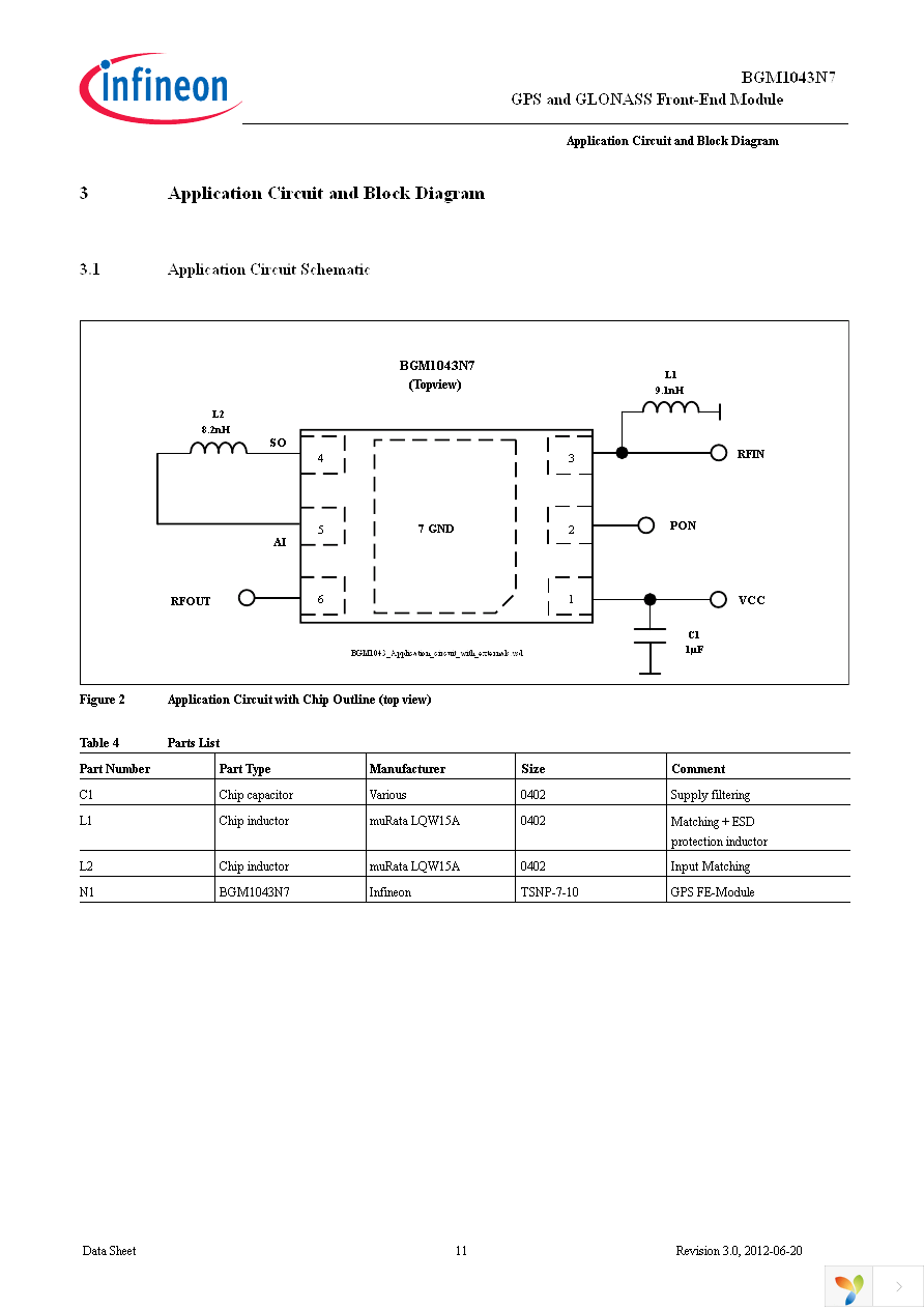 BGM1043N7E6327XUSA1 Page 11