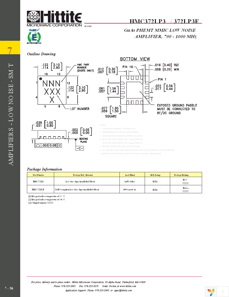 HMC372LP3E Page 7